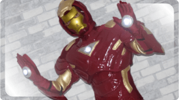 Железный Человек - аниматор в костюме